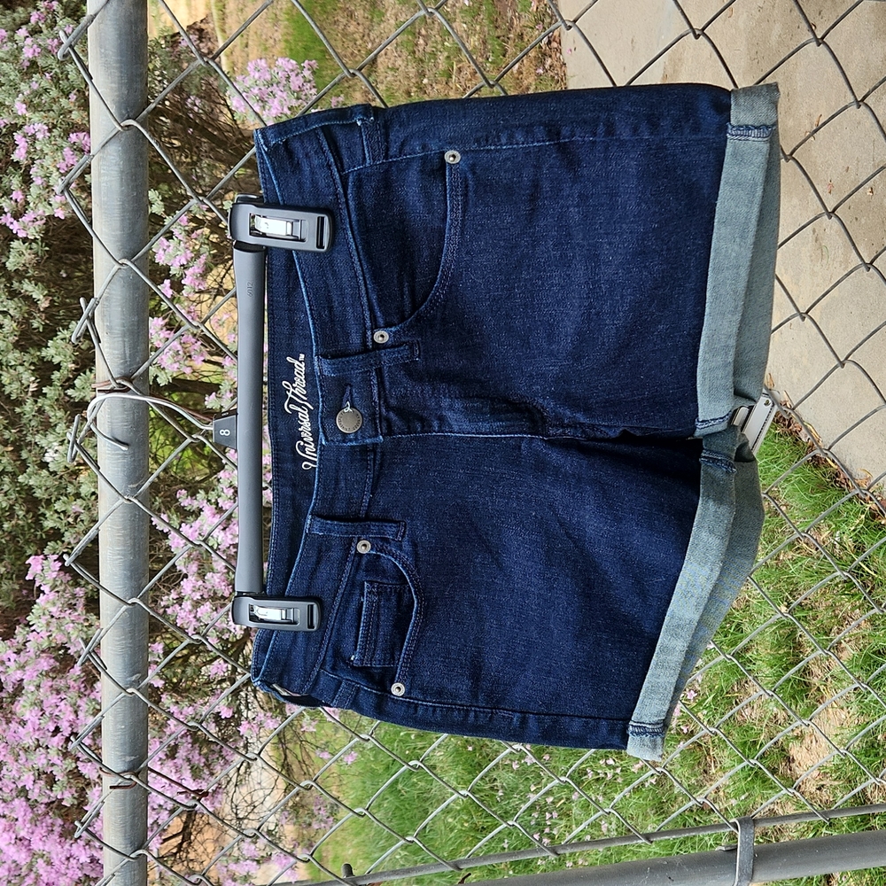 Universal Thread Darkwash Jean cuffed Shorts womens 8 or 29